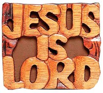 Magnet: Wood Jesus is Lord Magnet: Wood Jesus is Lord