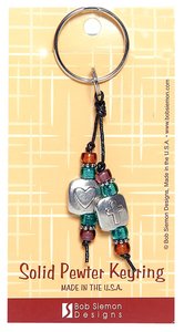 Keyring: Cross Heart (Lead-free Pewter) Keyring: Cross Heart (Lead-free Pewter)