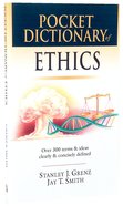 Pocket Dictionary of Ethics (Ivp Pocket Reference Series) Mass Market