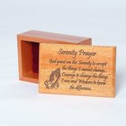 Mahogany Box: Serenity Prayer Homeware