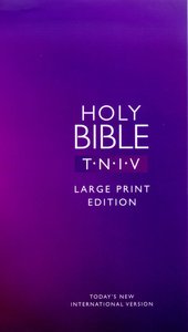 TNIV Large Print Text Purple TNIV Large Print Text Purple