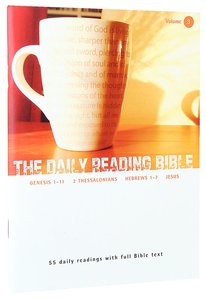 Genesis 1-11, 2 Thessalonians, Hebrews 1-7 Jesus the Coming One (#03 in Daily Reading Bible Series) Genesis 1-11, 2 Thessalonians, Hebrews 1-7 Jesus the Coming One (#03 in Daily Reading Bible Series)