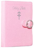 ICB Princess Bible Pink With Nagnetic Closure Premium Imitation Leather