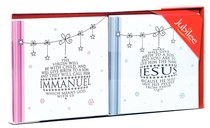 Christmas Boxed Cards: Immanuel Silver Foiled Christmas Boxed Cards: Immanuel Silver Foiled