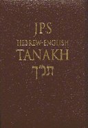 Jps Hebrew-English Tanakh Student Brown Leatherette Flexi Back