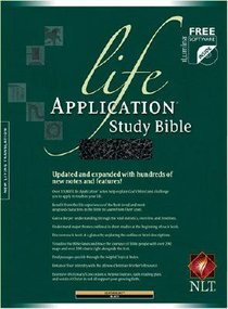 NLT Life Application Study Bible Black Leatherlike NLT Life Application Study Bible Black Leatherlike