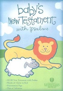 HCSB Babys New Testament With Psalms Light Blue (Red Letter Edition) HCSB Babys New Testament With Psalms Light Blue (Red Letter Edition)