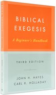 Biblical Exegesis (Third Edition) Paperback