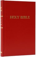 KJV Pew Bible Red Hardback