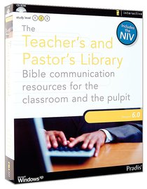 Teachers and Pastors Library 6.0 CDROM Win Includes the NIV Teachers and Pastors Library 6.0 CDROM Win Includes the NIV