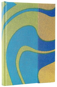 Journal With Magnetic Flap: Textile Swirls Journal With Magnetic Flap: Textile Swirls