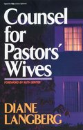 Counsel For Pastors' Wives Paperback