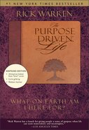 The Purpose Driven Life (Burgundy/Tan Duo Tone) (The Purpose Driven Life Series) Imitation Leather