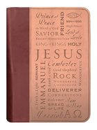 Bible Cover Extra Large: Duo-Tone Names of Jesus Bible Cover