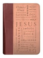 Bible Cover Duo-Tone Names of Jesus Large Bible Cover