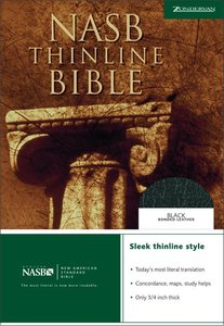 NASB Thinline Text Editions Black NASB Thinline Text Editions Black