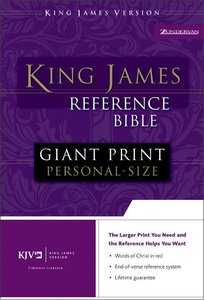 KJV Personal Giant Print Reference Bible Burgundy KJV Personal Giant Print Reference Bible Burgundy