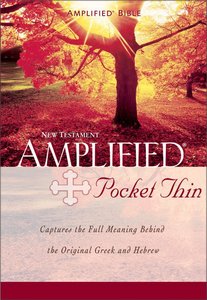 Amplified Pocket Thin New Testament Red Amplified Pocket Thin New Testament Red