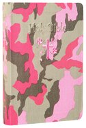 ICB Compact Kids Pink Camouflage (Black Letter Edition) Fabric