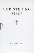 KJV Standard Christening Gift Bible With Slipcase Hardback
