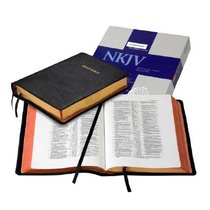 NKJV Wide Margin Reference Black Goatskin (Red Letter Edition) NKJV Wide Margin Reference Black Goatskin (Red Letter Edition)