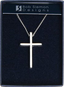 Pendant: Basic Cross Large (Pewter) Pendant: Basic Cross Large (Pewter)