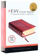 ESV Study Bible Mahogany Imitation Leather