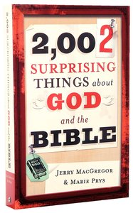 2002 Surprising Things About God and the Bible 2002 Surprising Things About God and the Bible