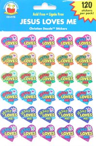 Sticker Pack: Jesus Loves Me Sticker Pack: Jesus Loves Me