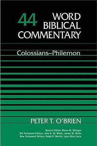 Colossians-Philemon (Word Biblical Commentary Series) Colossians-Philemon (Word Biblical Commentary Series)