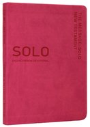 Solo New Testament Devotional Pink (Message) Imitation Leather