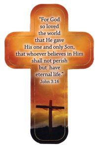 Cross Magnet: For God So Loved the World Cross Magnet: For God So Loved the World