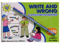 Write and Wrong (#11 in Explore The Bible Series) Write and Wrong (#11 in Explore The Bible Series)