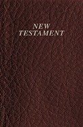 KJV Vest Pocket New Testament Burgundy (Red Letter Edition) Imitation Leather