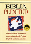 Rvr 1960 Biblia Plenitud Black (Red Letter Edition) (Spirit Filled Life Bible) Bonded Leather