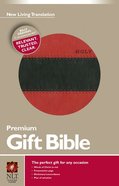 NLT Premium Gift Bible Tutone Red/Black Imitation Leather
