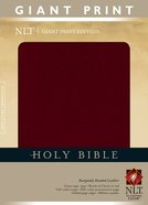NLT Holy Bible Giant Print Edition Burgundy Indexed Bonded Leather