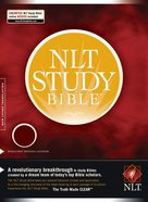 NLT Study Bible Burgundy (Red Letter Edition) Bonded Leather
