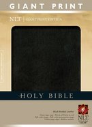 NLT Holy Bible Giant Print Indexed Black (Red Letter Edition) Bonded Leather