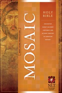 NLT Mosaic Antique Brown With Cross (Black Letter Edition) NLT Mosaic Antique Brown With Cross (Black Letter Edition)