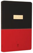 NKJV Personal Size Giant Print Reference Black/Red Premium Imitation Leather