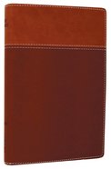 NIV Thinline Bible Tan/Dark Tan Duo-Tone (Red Letter Edition) Imitation Leather