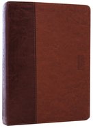 NLT Parallel Study Bible Brown/Tan (Black Letter Edition) Imitation Leather