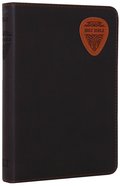 NLT Compact Bible Brown/Tan Guitar Pick (Black Letter Edition) Imitation Leather