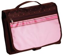 Bible Cover Designer Tri-Fold Cover Pink/Chocolate Large Bible Cover Designer Tri-Fold Cover Pink/Chocolate Large