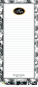 Magnetic Notepad With Pencil: Hope Magnetic Notepad With Pencil: Hope