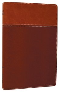 NIV Thinline Bible Tan/Dark Tan Duo-Tone (Red Letter Edition) NIV Thinline Bible Tan/Dark Tan Duo-Tone (Red Letter Edition)