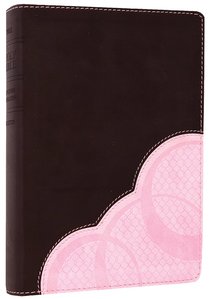 NLT Compact Large Print Bible Brown Pink NLT Compact Large Print Bible Brown Pink
