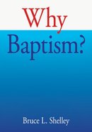 Why Baptism? Booklet