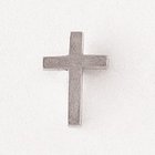 Lapel Pin 100% Lead Free Pewter Plain Cross Jewellery